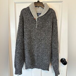 Boathouse Row Vintage Gray Wool Blend‎ Sweater Size Large
